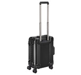 Zero Halliburton Geo Aluminum 3.0 Carry-on 4 Wheel Spinner Travel Case ZRG2519 (BLACK)