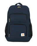 Carhartt Legacy Standard Work Backpack with Padded Laptop Sleeve and Tablet Storage, Navy, Medium
