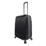 TPRC 3 Piece Premium "Barnet Collection 2.0" Hardside Expandable Luggage Set with ADDED TSA Lock, Chrome Trolley, and Upgraded Double Spinner Wheel System, Black Color Option