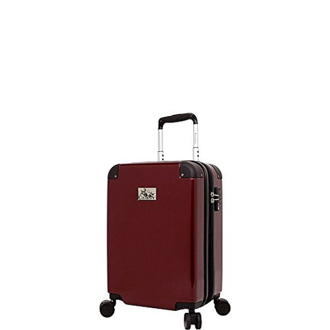 Chariot 20" Lightweight Spinner Carry-On Hardside Suitcase Luggage, Purple