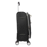 BEBE Women's Carissa 21" Expandable Spinner Carry Tossed Black