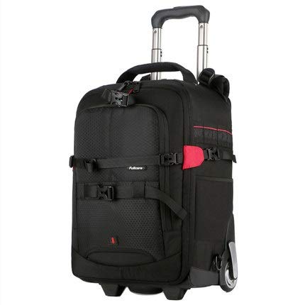 Convenient Photography Rolling Luggage Digital Shoulder Suitcase with Wheels Men Camera Cabin Trolley Travel Bags (Color : Small)