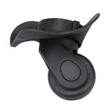 BQLZR Luggage Swivel 9.1cmx10.7x4.9cm Black Plastic Left & Right Wheels DIY Replacement Parts Pack of 2 (See Vedio First)