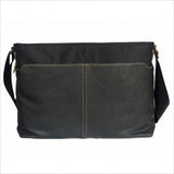 Hendrix Double Buckle Messenger Color: Brown