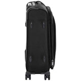 AmazonBasics Premium Expandable Softside Spinner Luggage With TSA Lock 2-Piece Set - 21/29-Inch, Black