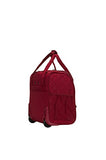 Rockland Wheeled Underseat Carry-On, Red, One Size