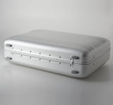 Zero Halliburton Premier 4 Inch Aluminum Attached, Silver, One Size