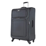 Ricardo Beverly Hills Luggage Saratoga 25" Spinner Upright Suitcase, Graphite