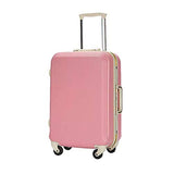 Seller-Wu 20/22/24/26/28Inch Rolling Luggage Lightweight Travel Suitcase On Wheels,Navy Blue Frame,24