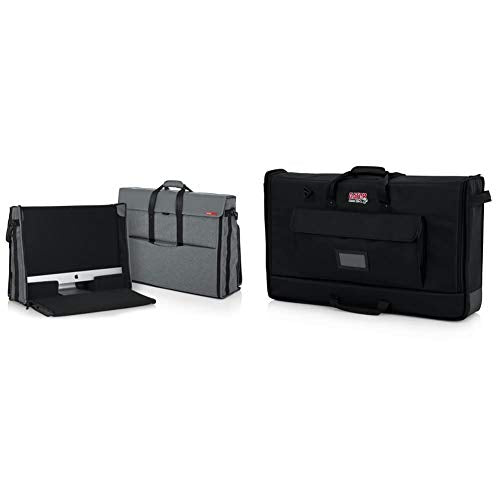 Gator Cases Creative Pro Series Nylon Carry Tote Bag for Apple 27" Computer & Cases Padded Nylon Carry Tote Bag for Transporting LCD Screens, Monitors and TVs Between 27" - 32"; (G-LCD-TOTE-MD)