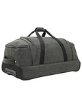 Travelers Club 30" Travel Rolling Duffel Bag, Grey, Inch