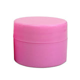 Beauticom 48 Pieces 7G/7ML (0.25oz) PINK Sturdy Thick Double Wall Plastic Container Jar with Foam Lined Lid for Scrubs, Oils, Salves, Creams, Lotions - BPA Free (Quantity: 48 Pieces)