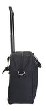 Hipack 16" Rolling Trolley Shoulder Carryon Bag (Black)