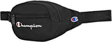 Champion Waist Pack, Black/White Logo, One Size