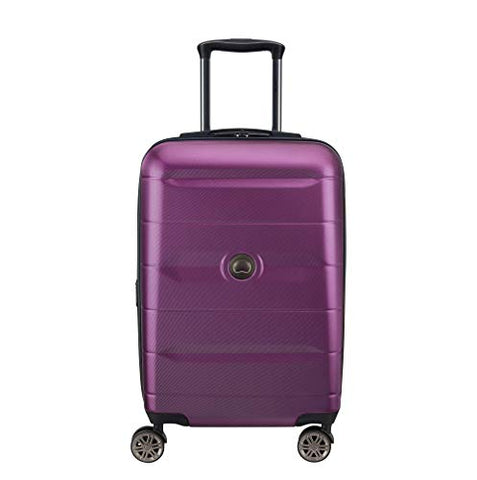 DELSEY Paris Comete 2.0 Hardside Expandable Luggage with Spinner Wheels, Purple, Carry-on 21 Inch