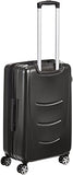 AmazonBasics 3 Piece Hard Shell Luggage Spinner Suitcase Set - Slate Grey