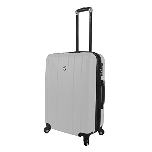 Mia Toro Italy Mantouvani Hardside 24" Spinner, White