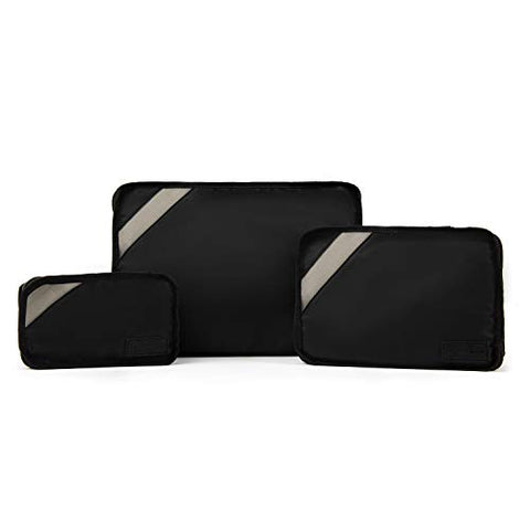 Travelpro Essentials 3 Packing Cube Set (Small/Medium/Large), Black