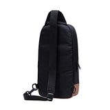 Herschel Heritage Shoulder Bag Backpack, Black, One Size 8.0L