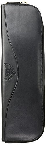Dopp Men's Leather Tie Case, black, One Size