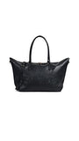 Deux Lux Women's Perforated Duffel Bag, Black, One Size