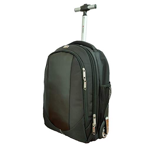 Backpack With Wheels, Freewheel Wheeled Laptop Backpack, High School, College Backpack, Rolling