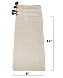 Earthwise Shoe Storage Bags 100% Cotton With Drawstring For Men And Women In Natural Great For