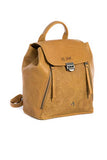 Velez Leather Casual Backpack for Women Bolso de Mujer Cuero Colombiano Yellow