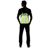 HEXIN Basic Waterproof Lightweight Sports Gym Sackpack Bag Drawstring Backpack Green