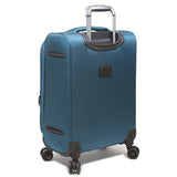 Dejuno Twilight Lightweight Nylon 3-Piece Spinner Luggage Set, Turquoise