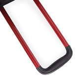 Hurley Swiper Hardside Spinner Check In Luggage 29", Black/Red
