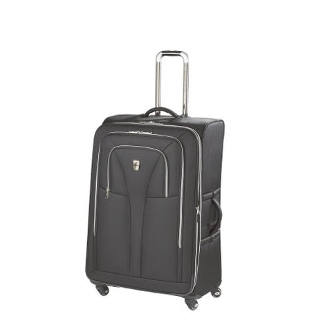 Atlantic Luggage Compass Unite 29 Inches Expandable Upright Spinner Suiter, Black, One Size