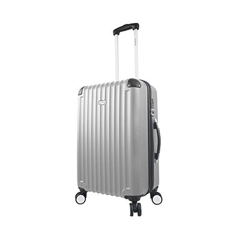 Viaggi Verona Hardside 24 Inch Spinner Sleeve, Silver, One Size