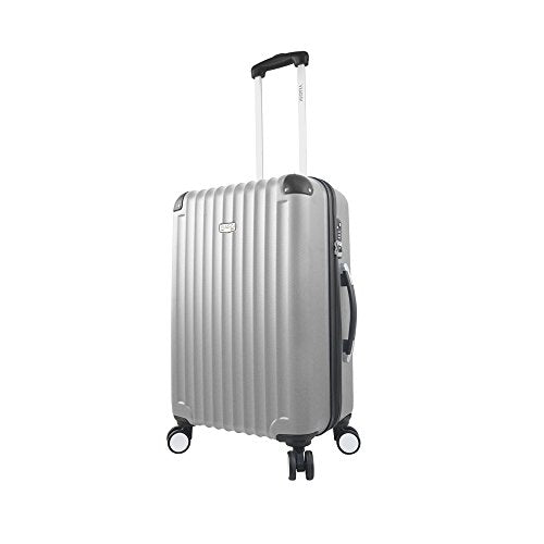 Viaggi Verona Hardside 24 Inch Spinner Sleeve, Silver, One Size