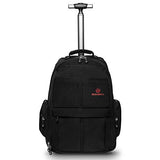 Weishengda 19 Inches Waterproof Wheeled Rolling Backpack For Men And Women Business Laptop Travel