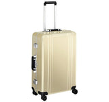 Zero Halliburton Classic Polycarbonate 26 Inch 4 Wheel Spinner Travel Case, Polished Gold, One Size