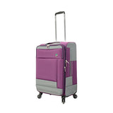 Mia Toro M1136-24In-Pnk Italy Sardinia Softside 24 Inch Spinner, Pink