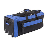 Jetstream Foldable 145L Duffle Bag with Triple Inline Wheels - Large Collapsible Duffel for Camping & Travel