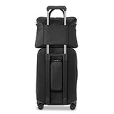 Briggs & Riley Unisex-Adult's Rhapsody Tall Carry-On Spinner, Black