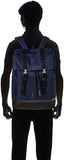 Diesel Men's VOLPAGO Back-Backpack, Dark Navy/Black, UNI
