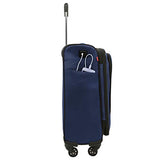 Travelers Club 20 Inch Carry On, Navy Blue