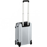 Zero Halliburton Geo Polycarbonate Carry On 2 Wheel Travel Case, Silver, One Size