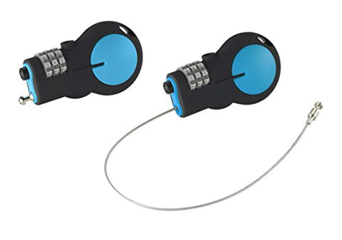 Lewis N. Clark Retractable Cable Lock (2 Pack, Multi)