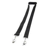 BQLZR 38MM in Width Knapsack Waist Single Hole Strap D-Ring Buckle with Shoulder Pad for Toolbox