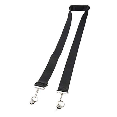 BQLZR 38MM in Width Knapsack Waist Single Hole Strap D-Ring Buckle with Shoulder Pad for Toolbox