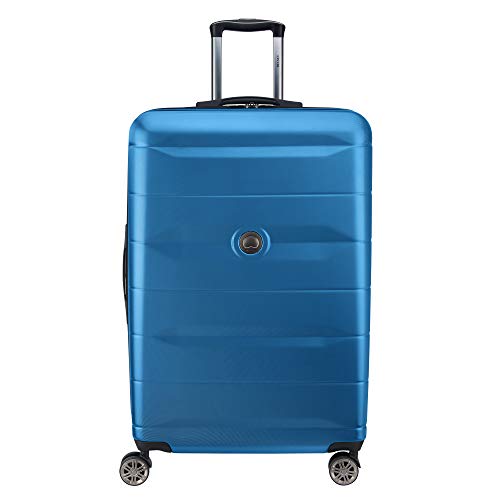 Delsey Luggage Comete 2.0 28" Expandable Spinner, Steel Blue