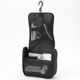 Muji Polyester Hanging Travel Case, 16 cm Width x 19 cm Depth x 6 cm Height, Black