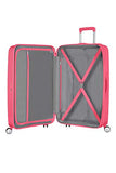 American Tourister Soundbox - Spinner Medium Expandable Suitcase, 67 cm, 81 liters, Pink (Hot Pink)