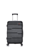 Dukap Luggage Rodez Lightweight Hardside Spinner 24'' Inches Black
