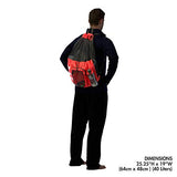 TYR Big Mesh Mummy Backpack For Wet Swimming, Gym, and Workout Gear Black, One Size